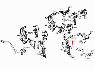 A0000170300 Genuine OEM Mercedes-Benz Parts sealing ring for - CLA-Class: CLA45 AMG (2020–2023), - S-Class: W222 (Left Oil Separator)
