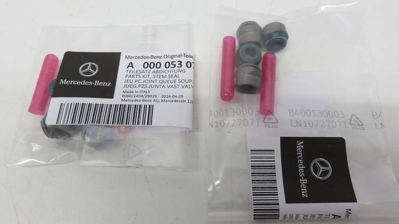 A0000530700 Genuine OEM Mercedes-Benz Parts parts kit, stem seal for - W222 S-Class - W213 E-Class - W253 GLC - W217 Coupe - W463 G-Class - R232 SL-Class