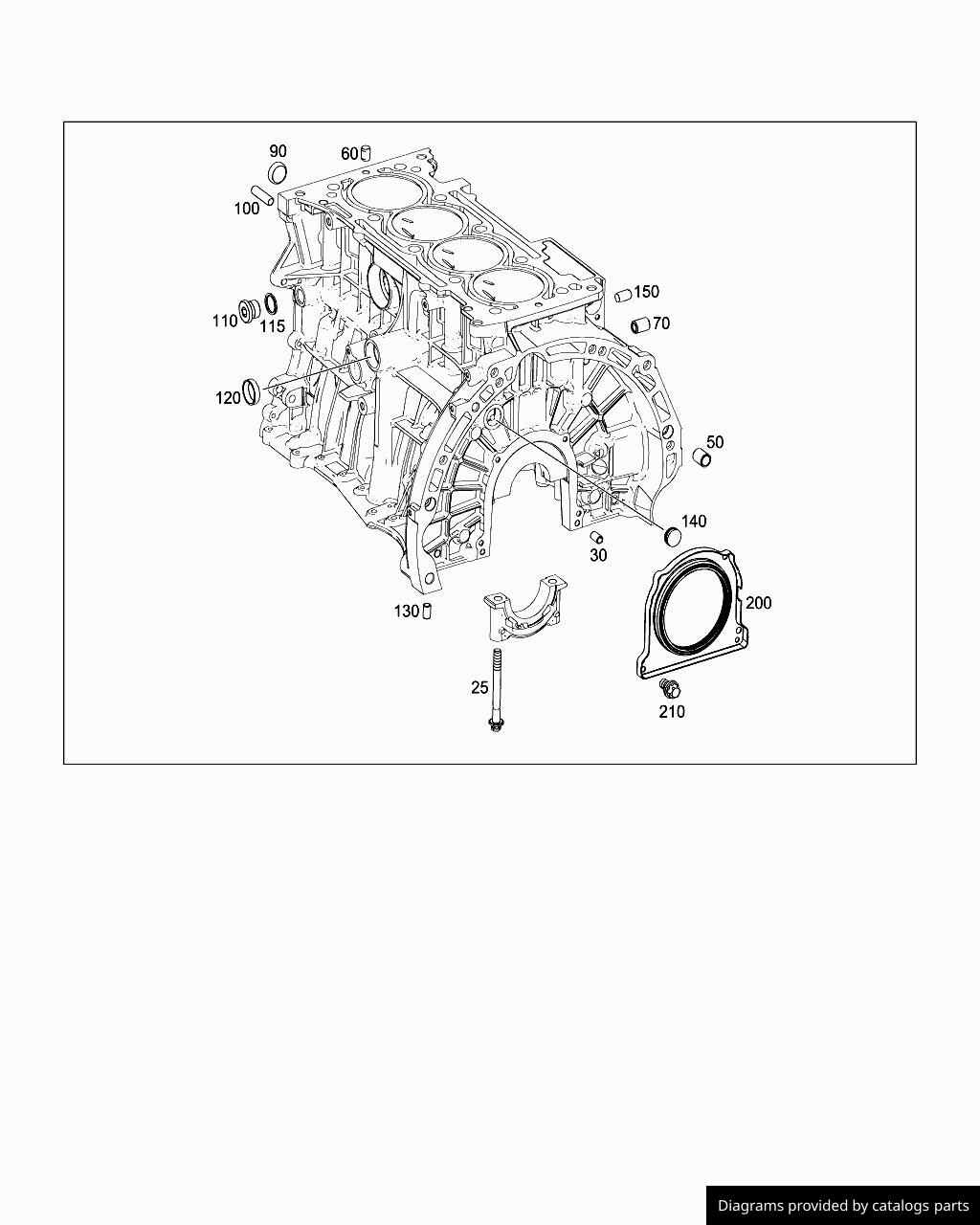 A0000110000 Genuine OEM Mercedes-Benz Parts screw crankshaft brg for A160, A180, A200, A220 (including 4MATIC), A250, A35 AMG etc. cap