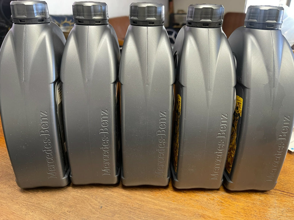 5X Genuine Mercedes Engine Oil 5W-40 Synthetic 1L 1.056 Quart 229.5 Certified