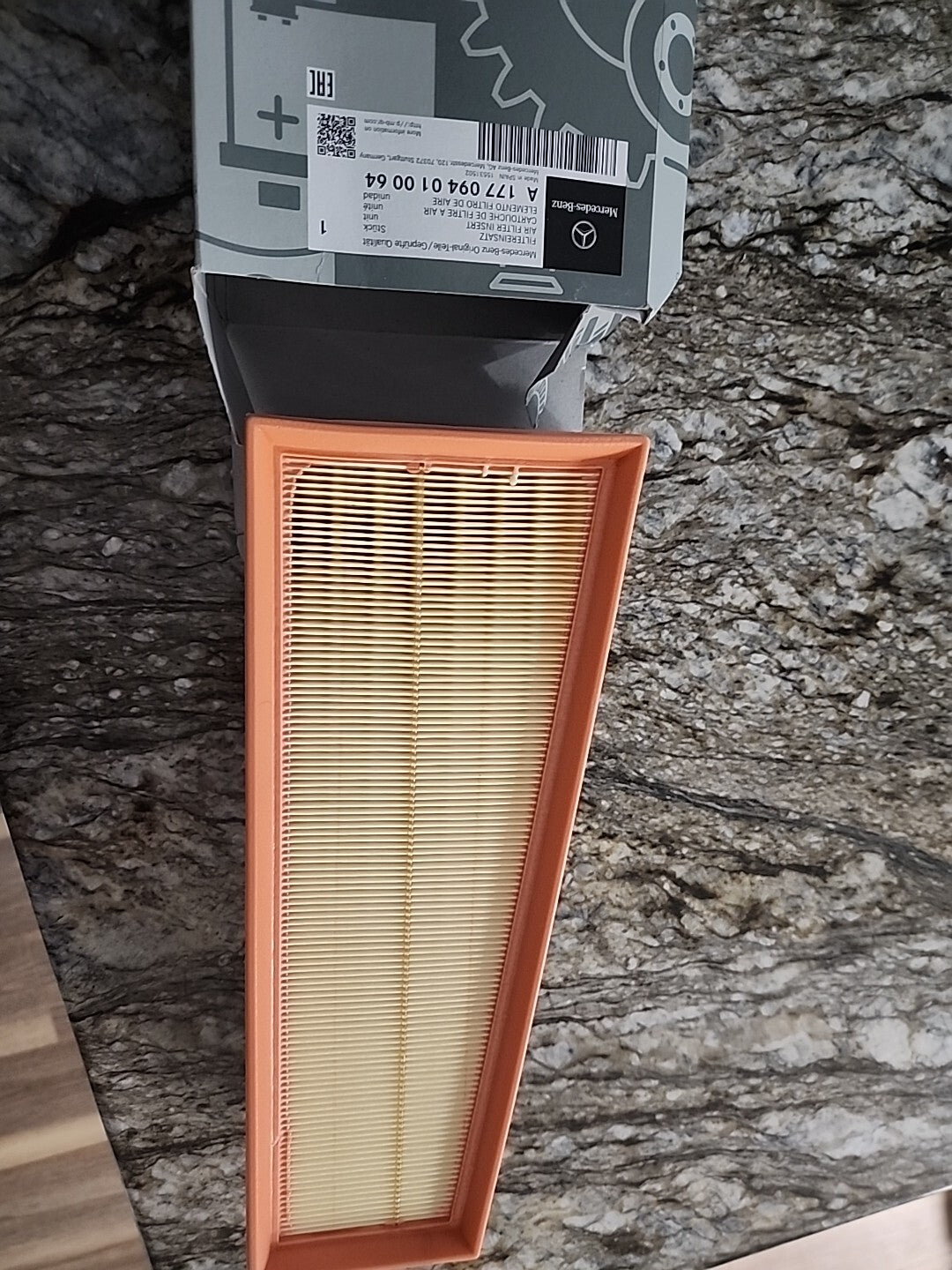 Mercedes-Benz Genuine OEM AMG Right Side Air Filter