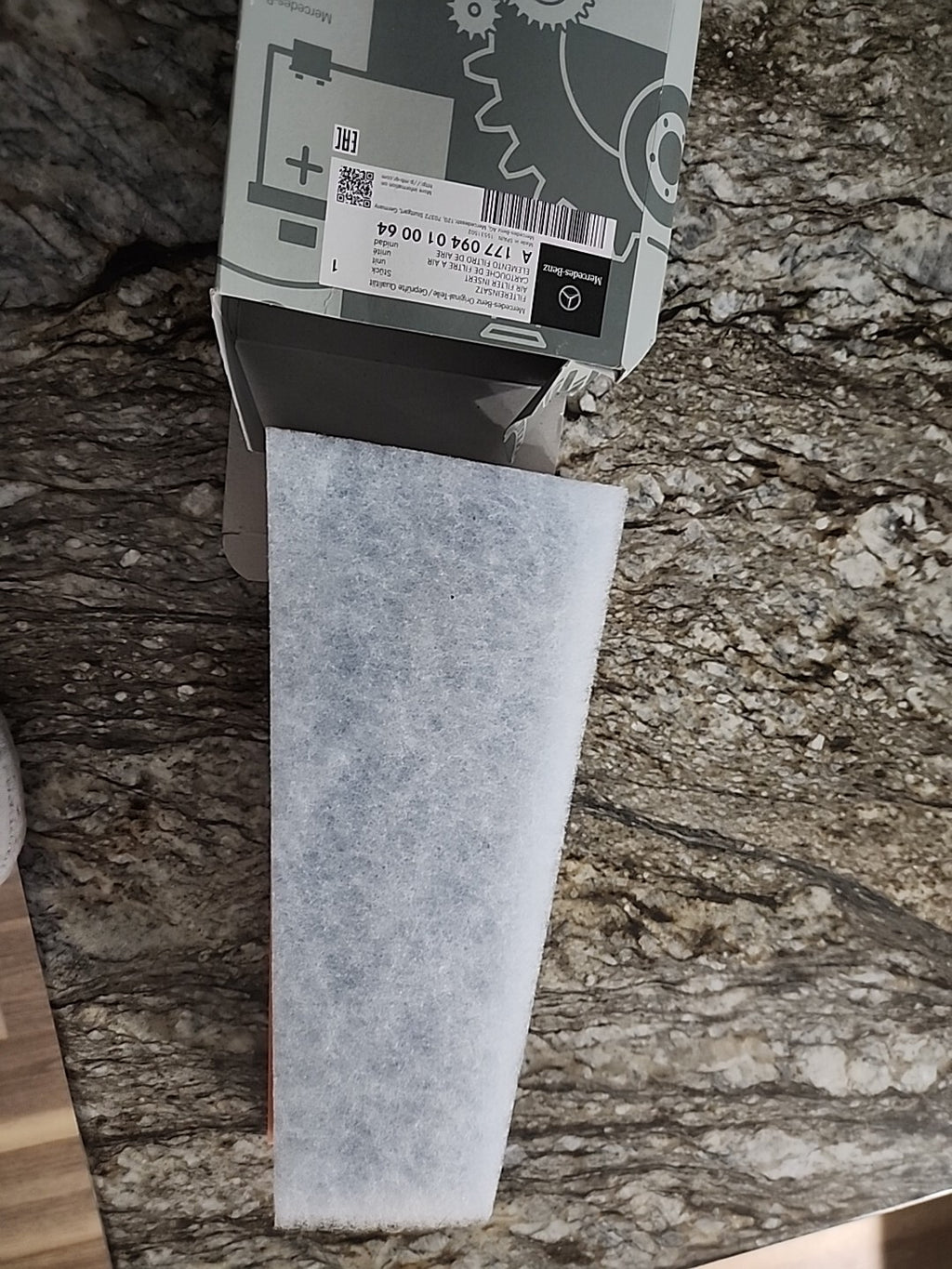 Mercedes-Benz Genuine OEM AMG Right Side Air Filter