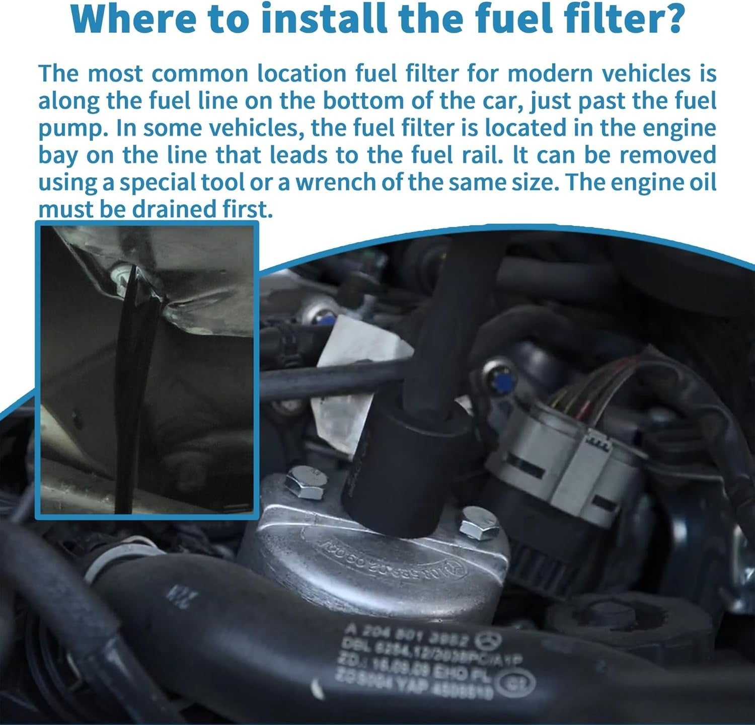 Mercedes Benz Genuine C CL CLS E GL GLC GLE GLK GLS ML R S Engine Oil Filter Kit