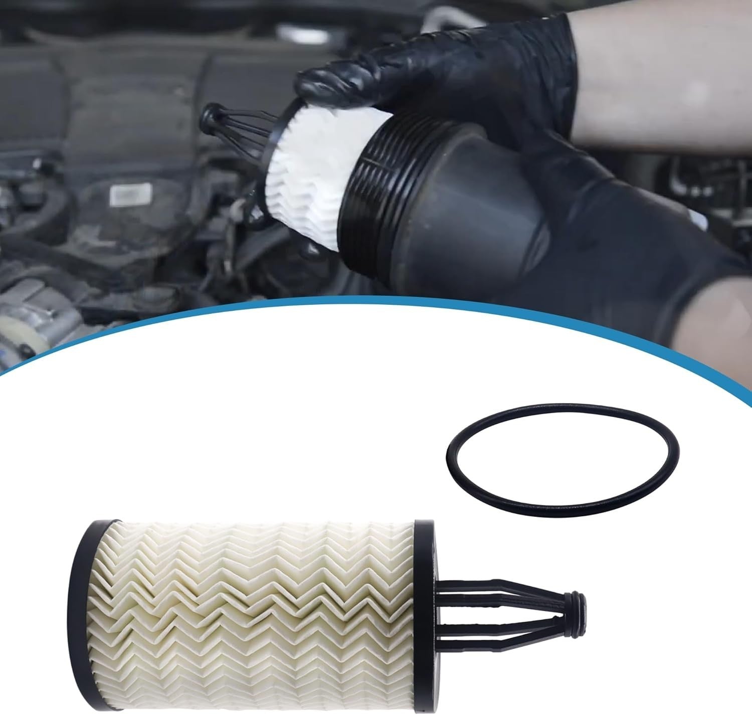 Mercedes Benz Genuine C CL CLS E GL GLC GLE GLK GLS ML R S Engine Oil Filter Kit