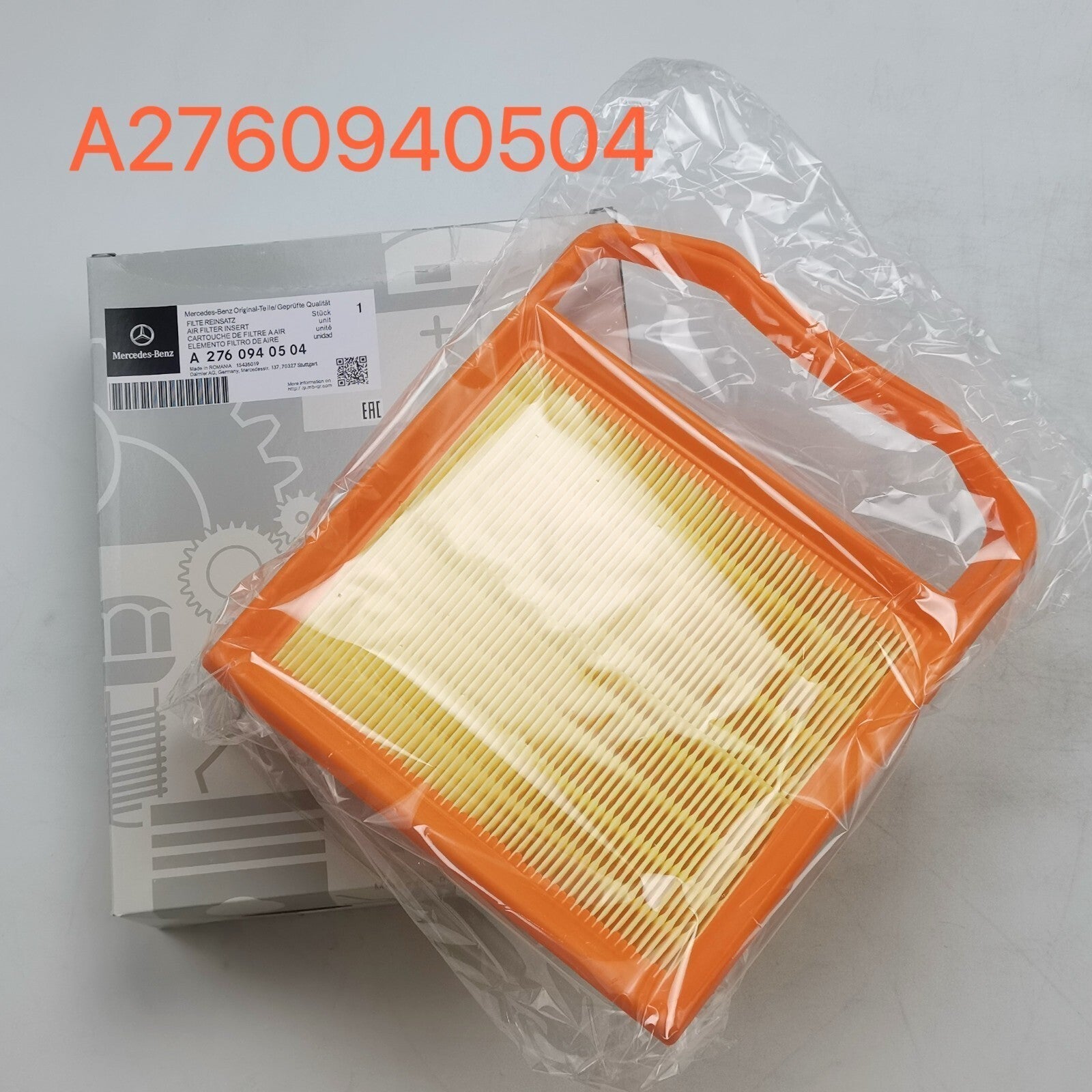 2013-2023 NEW MERCEDES-BENZ ML W166 ENGINE AIR FILTER 2pcs A2760940504　